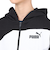 プーマ（PUMA）ジュニア PUMA POWER カラーブロック フルジップフーデッドジャケット 681395 01 BLK