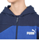 プーマ（PUMA）ジュニア PUMA POWER カラーブロック フルジップフーデッドジャケット 681395 14 NVY