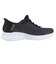 スケッチャーズ（SKECHERS）カジュアルシューズ スリップインズ スケッチライト プロナチュラル ブラック 150012-BKW スニーカー ハンズフリー