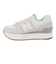 ニューバランス（new balance）スニーカー 574+ WL574ZQDB WL574 ZQD B 厚底 グレー ベージュ