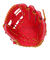 ミズノ（MIZUNO）軟式 グラブ 内野手 野球グローブ 一般 WILL DRIVE RED 1AJGR21703 6249
