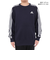 アディダス（adidas）キッズ エッセンシャルズ プラス ルーズフィット スリーストライプス フレンチテリー スウェットシャツ KWF33-JE1714
