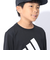 アディダス（adidas）キッズ エッセンシャルズ プラス ビッグロゴ 長袖Tシャツ KWF34-JE1720