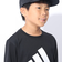 アディダス（adidas）キッズ エッセンシャルズ プラス ビッグロゴ 長袖Tシャツ KWF34-JE1720
