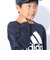 アディダス（adidas）キッズ エッセンシャルズ プラス ビッグロゴ 長袖Tシャツ KWF34-JE1721