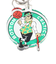 エヌビーエー（NBA）NBA 極厚アクリルキーホルダー ボストン・セルティックス NBA35190