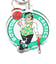 エヌビーエー（NBA）NBA 極厚アクリルキーホルダー ボストン・セルティックス NBA35190