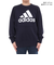 アディダス（adidas）ジュニア エッセンシャルズ プラス ビッグロゴ クルーネックスウェット KWF35-JE1726
