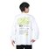 ベンデイビス（BEN DAVIS）スモーク スクリプト 長袖Tシャツ 24380031-WHT