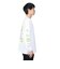 ベンデイビス（BEN DAVIS）スモーク スクリプト 長袖Tシャツ 24380031-WHT
