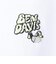 ベンデイビス（BEN DAVIS）スモーク スクリプト 長袖Tシャツ 24380031-WHT