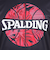 スポルディング（SPALDING）バスケットボールウェア Tシャツ ネオン トロピカル ボール プリント SMT24008BK 速乾 UVカット