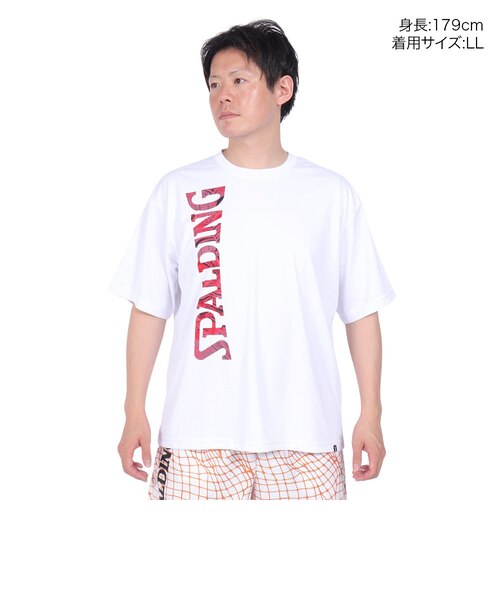 SPALDING Tシャツ XLサイズ　バスケットパンツ スポルディング（SPALDING）バスケットボールウェア Tシャツ ネオン