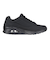 スケッチャーズ（SKECHERS）カジュアルシューズ ウノスタンドオンエア ブラック 52458-BBK スニーカー シンプル タウン デイリーユース
