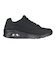 スケッチャーズ（SKECHERS）カジュアルシューズ ウノスタンドオンエア ブラック 52458-BBK スニーカー シンプル タウン デイリーユース