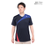 ルコックスポルティフ（lecoqsportif）テニスウェア 素材切替ゲームシャツ QTMXJA04 NV 速乾