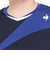 ルコックスポルティフ（lecoqsportif）テニスウェア 素材切替ゲームシャツ QTMXJA04 NV 速乾