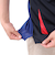 ルコックスポルティフ（lecoqsportif）テニスウェア 素材切替ゲームシャツ QTMXJA04 NV 速乾