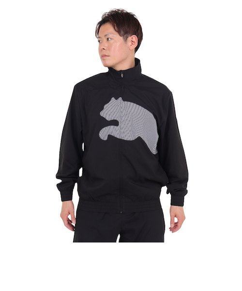 PUMA フルジップ ジャケット XXL プーマ（PUMA）TRAIN BIG CAT ウーブンフルジップジャケット