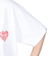 ヤックパック（YAK PAK）ハートロゴ ポケット付き 半袖Tシャツ 4510007-07 WHT