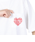 ヤックパック（YAK PAK）ハートロゴ ポケット付き 半袖Tシャツ 4510007-07 WHT