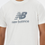 ニューバランス（new balance）大谷選手着用カラー Stacked Logo ショートスリーブTシャツ MT41502WT