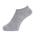 クー（Coo.）ショート麻混ソックス GRY 1足組 895CO4GSA0047