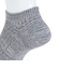 クー（Coo.）ショートソックス 麻混 1足組 25～28cm GRY 894CO4GSA0019