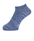 クー（Coo.）ショートソックス 麻混 1足組 25～28cm NVY 894CO4GSA0020