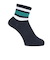 クー（Coo.）アンクルラインソックス 1足組 NVY 24S895CO4GSA0055