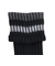 クー（Coo.）クルーラインソックス 1足組 BLK 24S895CO4GSA0062