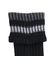 クー（Coo.）クルーラインソックス 1足組 BLK 24S895CO4GSA0062