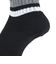 クー（Coo.）アンクルラインソックス 1足組 BLK 895CO4GSA0056 22cm
