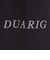 デュアリグ（DUARIG）ポリPUダンボールスウェットハーフジップ 4S0008-TRSW-860HD BLK
