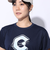 ドライプラス プリントメッシュ Tシャツ CT4S0055-TR864-GRCD NVY