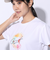 ドライプラス プリントメッシュ Tシャツ CT4S0055-TR864-GRCD WHT