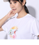 ドライプラス プリントメッシュ Tシャツ CT4S0055-TR864-GRCD WHT