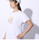 ドライプラス プリントメッシュ Tシャツ CT4S0055-TR864-GRCD WHT