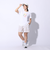 ドライプラス プリントメッシュ Tシャツ CT4S0055-TR864-GRCD WHT