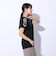 ドライプラス プリントメッシュ Tシャツ CT4S0056-TR864-GRCD BLK