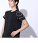 ドライプラス プリントメッシュ Tシャツ CT4S0056-TR864-GRCD BLK