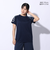 ドライプラス プリントメッシュ Tシャツ CT4S0056-TR864-GRCD NVY