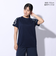 ドライプラス プリントメッシュ Tシャツ CT4S0056-TR864-GRCD NVY