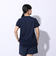 ドライプラス プリントメッシュ Tシャツ CT4S0056-TR864-GRCD NVY