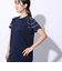 ドライプラス プリントメッシュ Tシャツ CT4S0056-TR864-GRCD NVY