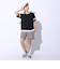 ドライプラス プリントメッシュ Tシャツ CT4S0057-TR864-GRCD BLK
