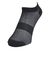 クー（Coo.）接触冷感 HM ショートソックス 3足組 BLK 895NN3OK0032