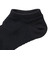クー（Coo.）接触冷感 HM ショートソックス 3足組 BLK 895NN3OK0032