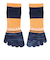 ストロング5本指ソックス 3足組 YELORGBLK SK3S0075-WA894-GROK