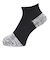 ドライアンクルソックス 3足組 22～25cm BLK SK4S0223-WA895-GRYW